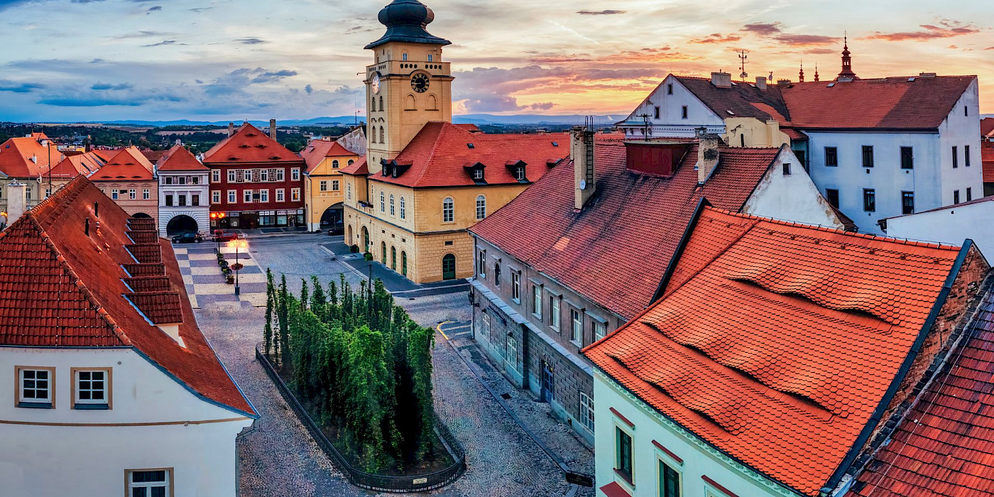 Hopfenstadt Zatec © Milan Mikula Egerradweg Zatec